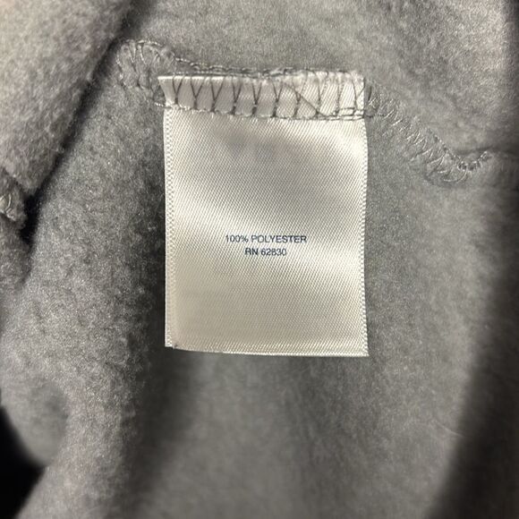 Lands End Heather Gray Cowl Neck Long Soft Cross Over Detail Sweater Size XL 18 - Picture 8 of 9